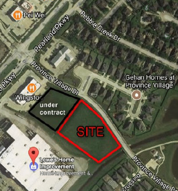 Province Village Dr. Pearland, TX - Centermark Commercial Real Estate